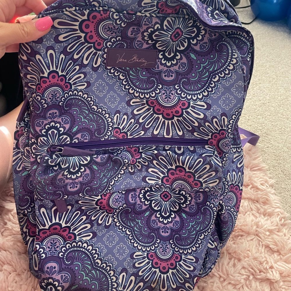 Purple Vera Bradley backpack